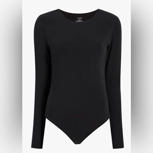 nuuds Classic Black Long Sleeve Bodysuit